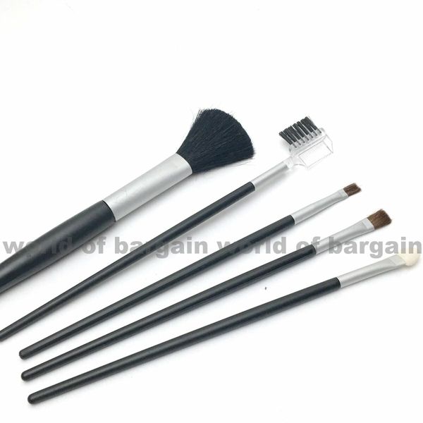 5 Makeup BLUSH Brush Set Face Eyebrow Cosmetic Round Bronzer Highlight Blender