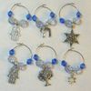 Jewish Themed Wine Glass Charms