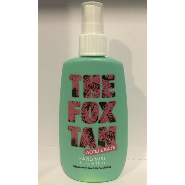 The Fox Tan Rapid Tanning Mist -Tanning Accelerator 120ml New