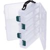 Zite Fishing Bait Box Fishing Double Sided with Carry Handle 20 x 15.5 x 4.5 cm – Artificial Bait Box Hard Baits Wobbler Indicator
