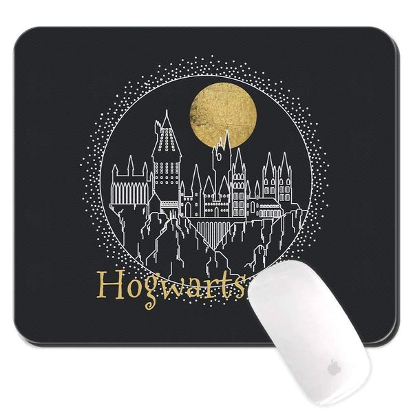 Original And Officially Licensed By Harry Potter Mouse Pad for PC, Pattern Harry Potter 036 Black, Computer Mouse Mat, Non-Slip, 220 mm x 180 mm