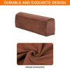 sourcing map 2 Pcs Sofa Armrest Covers Stretch Couch Armrest Cover for Chairs Sofas Couch Arm, Scratch-Resistant Sofa Arm Cover, Coffee