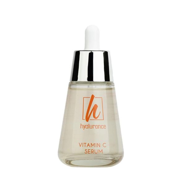 hyaluronce Vitamin C Serum für strahlende Haut, 30ml, mit hoch konzentriertem Vitamin C Ester, hochwertige Gesichtspflege