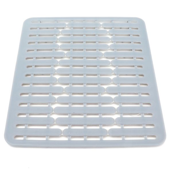 Sink Mat Silicone Multifunctional Nonslip Heat Insulating Drain Pad Kitchen Supp