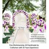 ShiDianYi Ivory 2FTX15FT Sequin Aisle Runner for Wedding Ceremony
