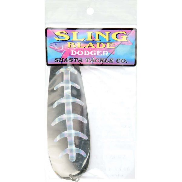 Shasta Tackle SBNS 3121 Fishing Lures Sling Blade, #3, Nickel Silver