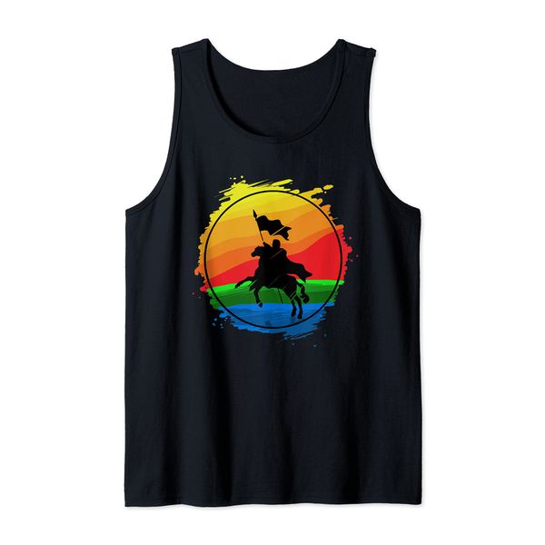 Sword and Cross Knight Templar Gift Tank Top