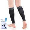Hapileg Calf Compression Supporters, 1 Pair Set (Jet Black)