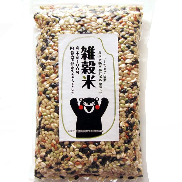 Millet Rice (Black Rice, Red Rice, Green Rice, Germinated Brown Rice, Millet, Wheat), Vacuum Pack, Zero Pesticide Residue, Includes Zipper for Convenient Storage, Made in Japan, 7.1 oz (200 g)