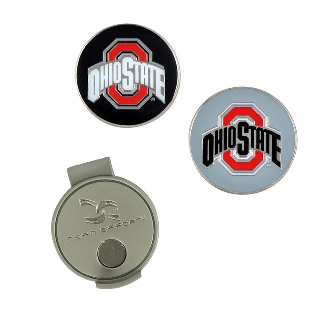 Team Effort Ohio State Buckeyes Hat Clip & 2 Ball Markers