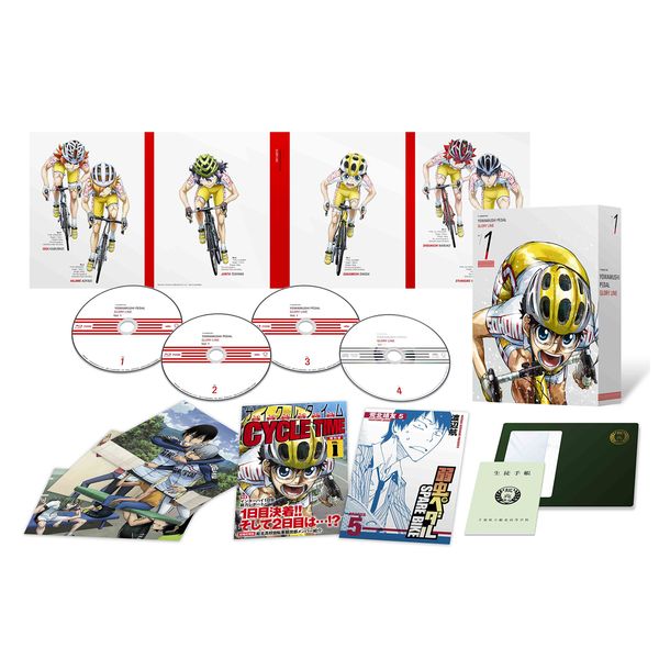 Yowamushi Pedal Glory Line Blu-ray DVD Box Vol. 1 (Limited Edition First Release Version) (Comes with Application Ticket for Priority Sale of Event Tickets)