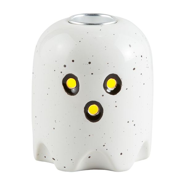 Mud Pie Led Taper Holder, Ghost; 2.56" x 3.15"