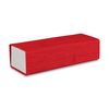 LAGO TERRA Ultra-Practical Rectangular Foldable Glasses Case - Red