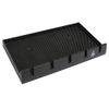 Segbeauty Barber Clipper Tray, Barber Clipper Holder Clipper Rack Anti-Slip Black Salon Clippers Organizer Razor Case, 5 Notches Professional Hair Trimmer Holder Hairdresser Stylist Barbers Tools Box