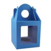 10 x Large Ocean Blue Single Cupcake/Muffin/Fairy Cake Boxes with 2 Windows