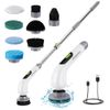 WORKPRO Electric Spin Scrubber Cordless Cleaning Brush Shower Scrubber w/3-Speed