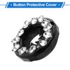 VekAuto Car Push Start Button Cover, Engine Push Button Protection Cover Universal for Car Stylish ABS 5cm White