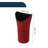 TUCKBOLD Auto Car Trash Can Durable Seat Back Trash Bin Red 1 Pc 3.9" Width 7.5" Height Plastic Rhinestone