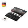 Perixx PERIBOARD-409P Wired Mini Keyboard, Compact PS/2 Interface, UK Layout, Black