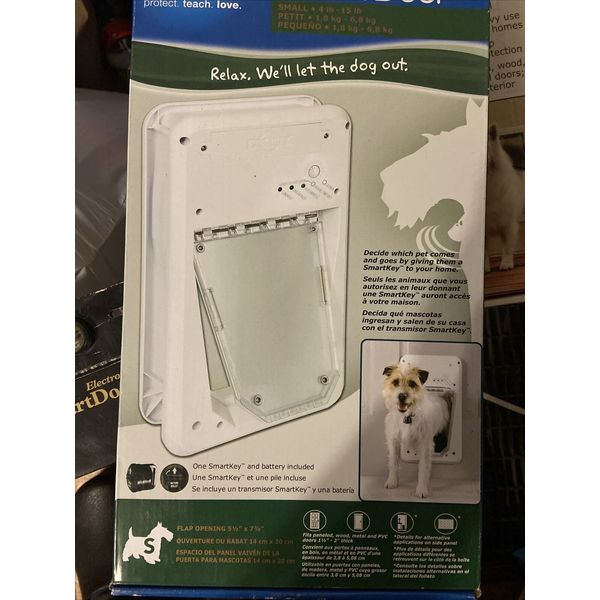 PetSafe Electronic Smart Pet Dog Door Small up to 4-15lbs. Ppa11-10709n