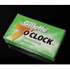 100 Gillette 7 'clock Double Edge Razor Blades Classic Safety Stainless D Edge