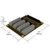 ElectroCookie ESP32 Terminal Block Shield Kit, Compatible with ESP32-DevKitC, Push-in Simple Spring Connector Expansion PCB Modules