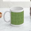 CafePress Geometric Green 11 oz (325 ml) Ceramic Coffee Mug