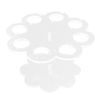 LUOEM 8 Holes Acrylic Ice Cream Cone Storage Stand