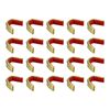 PATIKIL 20pcs Bow String Knocking Points Brass Archery Bowstring Knock Points Buckle Clips for Recurve Bows and Compound Bows