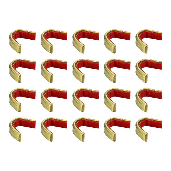 PATIKIL 20pcs Bow String Knocking Points Brass Archery Bowstring Knock Points Buckle Clips for Recurve Bows and Compound Bows