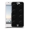 Head Case Designs Black Building Blocks Hard Back Case Compatible With HTC One A9