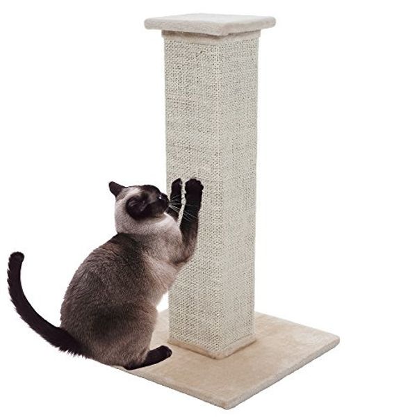 PETMAKER Sisal Burlap Cat Scratching Post, 28"