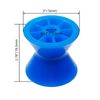 Bitray Boat Trailer Roller Poly Bow Roller for Trailer, Blue