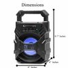 Portable Rechargeable Compact Bluetooth Speaker with LED's USB/FM/TF
