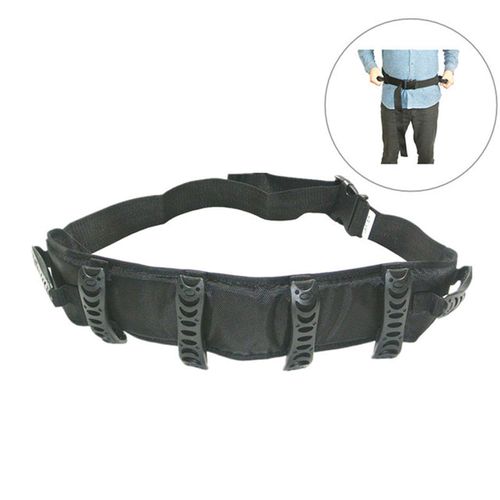 Gait Belt Padded Transfer Belt with 7 Handles Lift Belt for Elderly Medical Nursing Safety Gait Assist Device Standing Aids & Supports