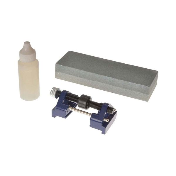 Irwin 10507932 Marples Chisel Sharpening Tool Set with Honing Guide, Stone and Oil, 3 Pieces