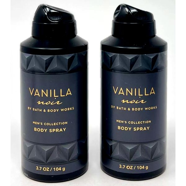 2 Bath & Body Works Vanilla Noir Deodorizing Body Spray Bergamot Patchioli …