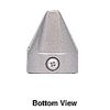 CRL DL631BN Brushed Nickel Adjustable Shelf Clamp Pair
