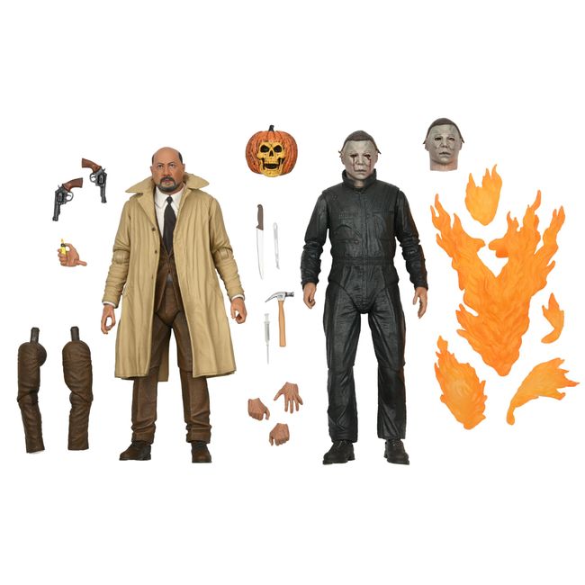 NECA Halloween 2: Michael Myers & Dr Loomis Action Figure 2-Pack