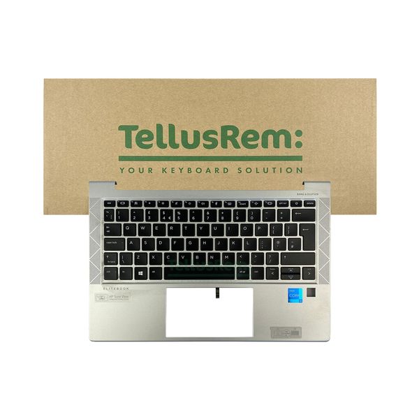 TellusRem replacement UK backlit keyboard for HP 830 G7 830 G8