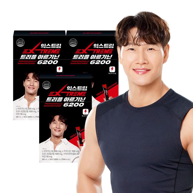 Extreme Kim Jong Kook Triple Arginine 6200 45 packets (45 days’ supply)