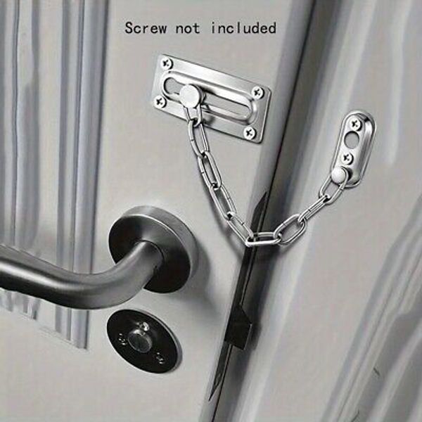 Home Security Door Chain Restrictor Latch Lock Bolt Home Slide Guard Safety Lock