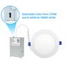 6PC 6in Ultra-Thin LED Recessed Ceiling Light with Junction Box,3CCT Adjustable