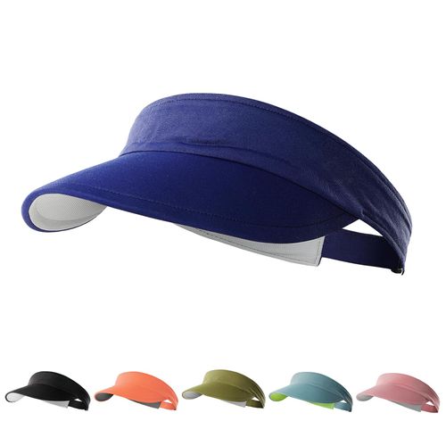 TAGVO Sun Visor Hats UV Protection for Men and Women - Quick-Drying Wick Beach Golf Tennis Cap Sun Hat with Adjustable Headband - Outdoor Sports Cap for Tennis Running Golf Hiking, blue, Unit size