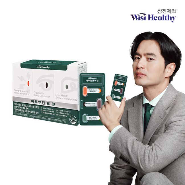 [Samjin Pharm] Wish Healthy Haru Engine for Men 15 Days, None, 1ea