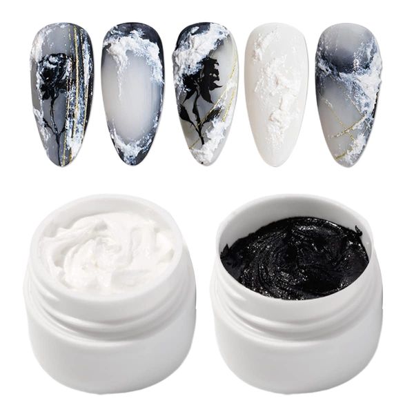 Gel Nail 2 Colors Clay Gel Nail Town Gel 3D Gel Nail Art Color Gel Terracotta Gel Nail Polish Plaster Flow Sand Glue