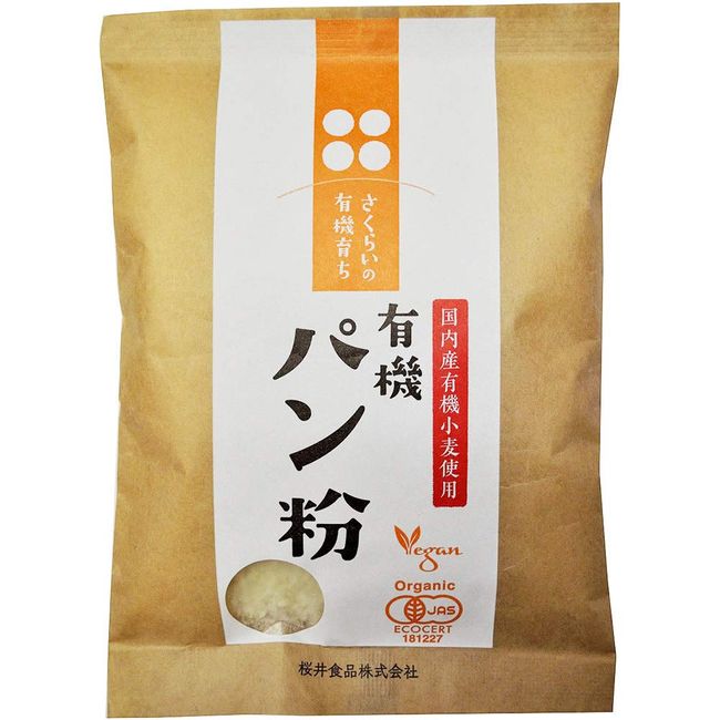 Sakurai Foods Organic Bread Crumbs 3.5 oz (100 g)