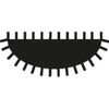 Bahco 1-210-10-1-2-10" 1/2 Round,with Handle,Cut1
