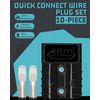 10 x 600V 50A Battery Connector Quick Connector Plug for Car Van Motorcycle Modes