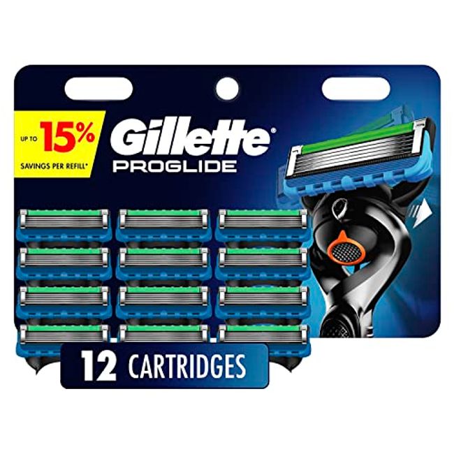 Gillette Fusion5 ProGlide Men's Razor Blades - 12 Refills